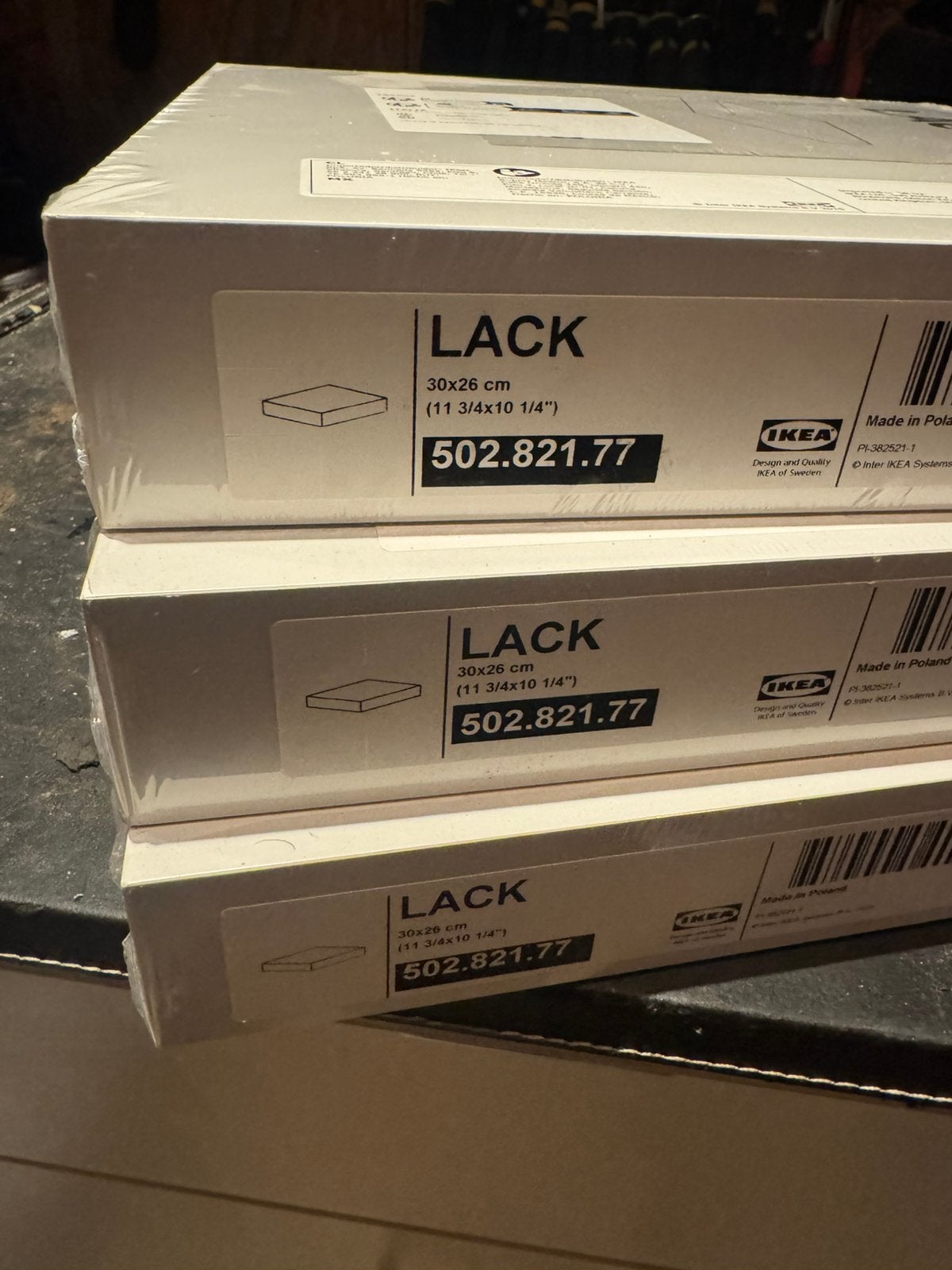 3x nieuw LACK plankje wit Ikea, Huis en Inrichting, Ophalen, Zo goed als nieuw