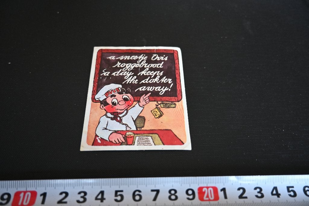 sticker a sneetje OVIS roggebrood a day keeps the dokter awa, Verzamelen, Ophalen of Verzenden, Zo goed als nieuw