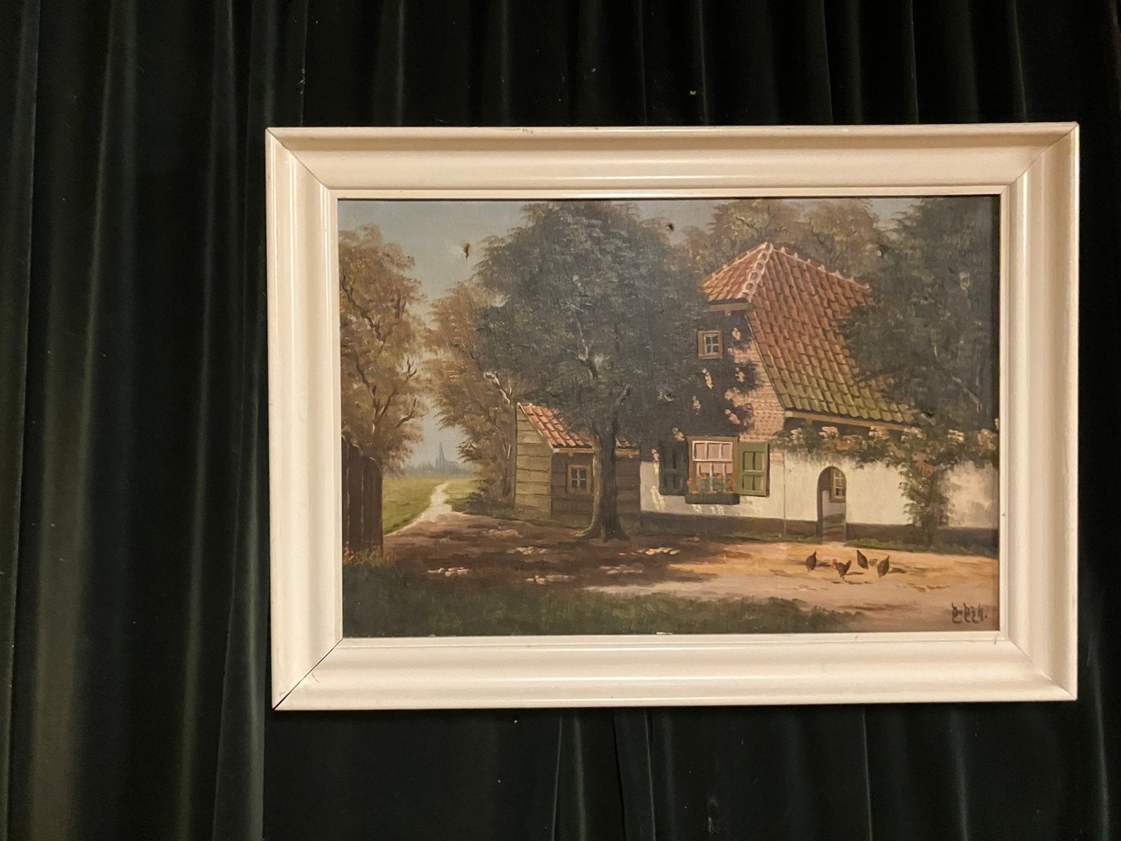 Oude schilderij, Ophalen