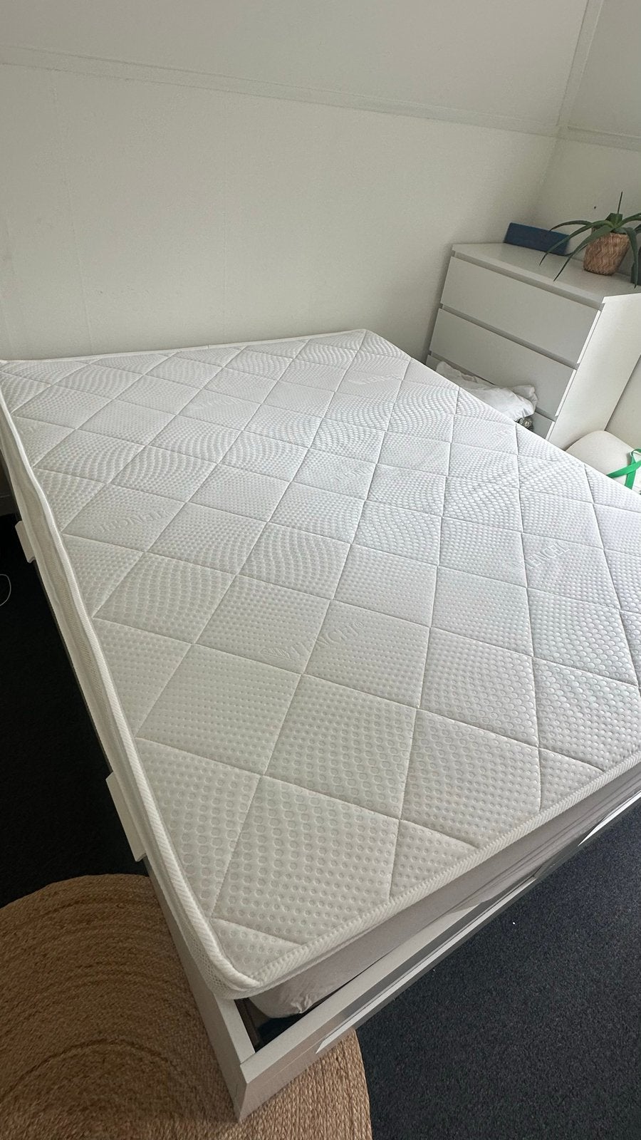 Tencel topper 160x200, Tweepersoons, Ophalen of Verzenden, Zo goed als nieuw, Matras