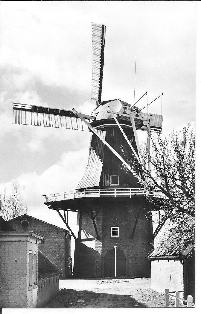 Zuudijk (Gr.) Koren- en pelmolen "De Zwaluw" 1978, Ophalen of Verzenden, 1960 tot 1980, Ongelopen, Groningen