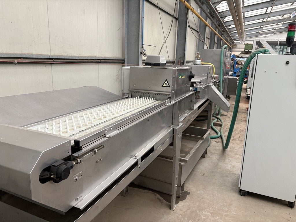 Christiaens aspergesorteerder automaat, Glastuinbouw, Oogstmachine