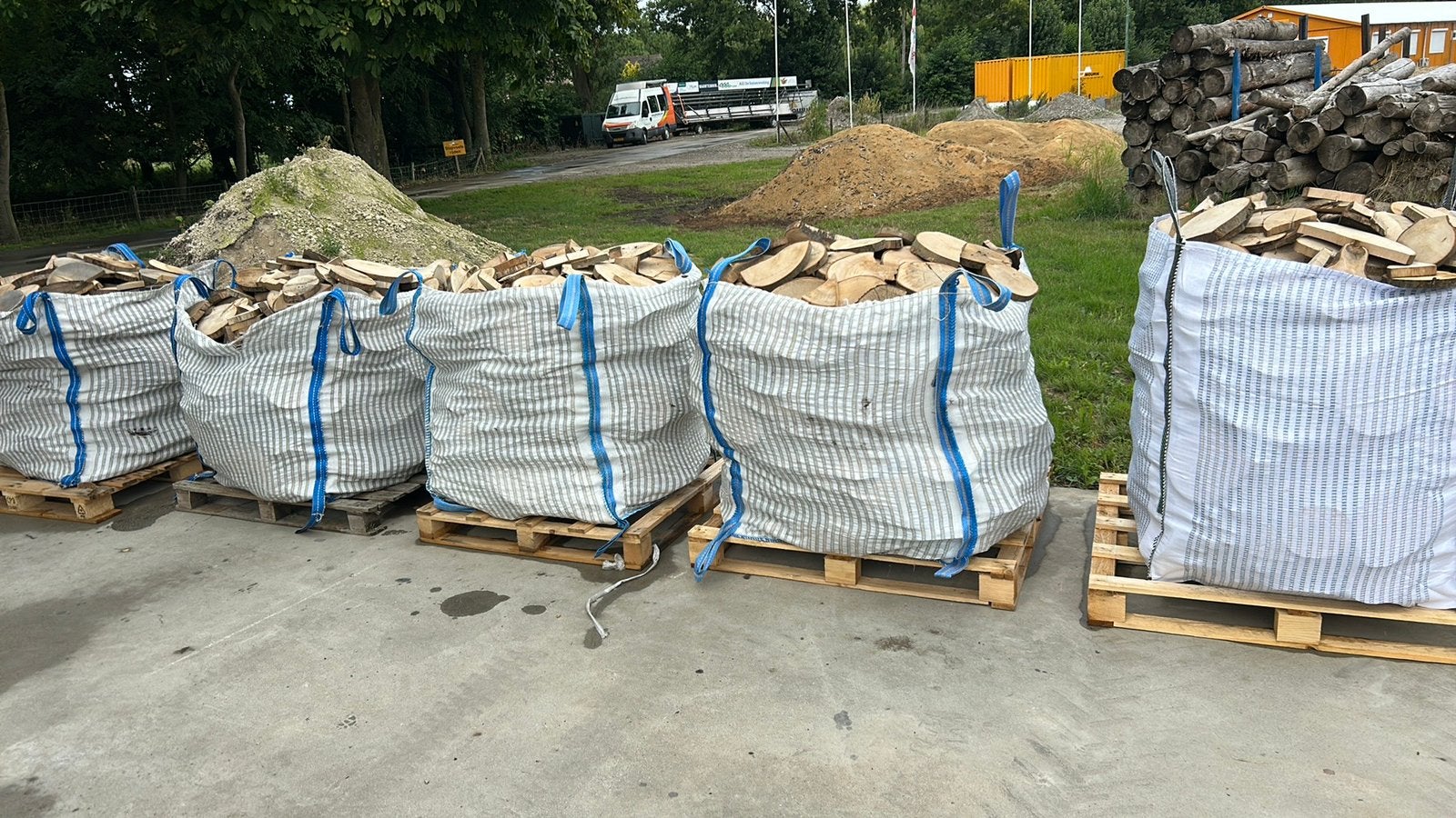 Haardhout, Essen, kachelhout, brandhout, Tuin en Terras, 3 tot 6 m³, Ophalen, Essenhout