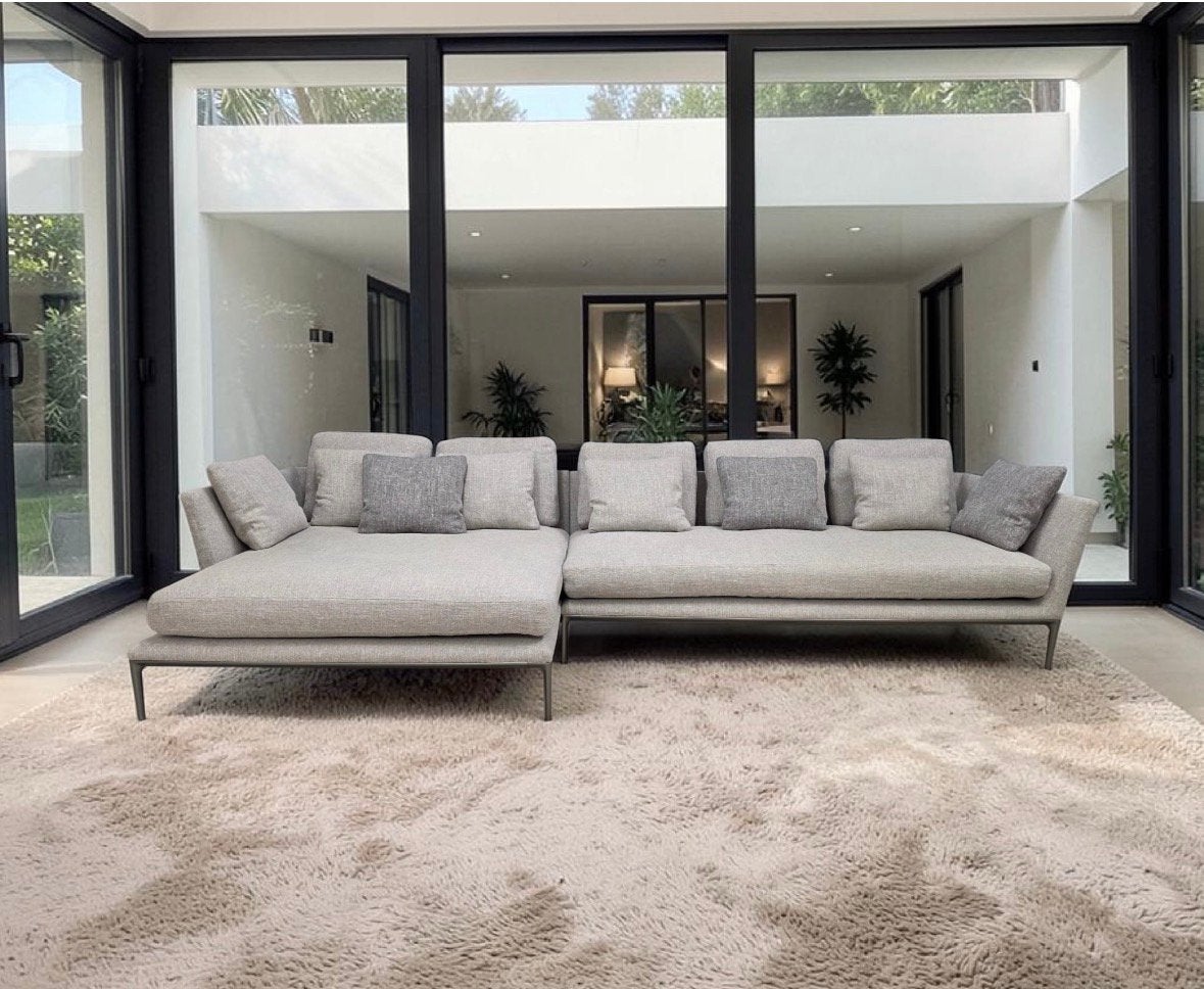B&B Italia Atoll hoekbank showmodel 2024 NP € 23.000,-, 125 cm of meer, Info@micheldethouars.nl, 9723 CA, 125 cm of meer