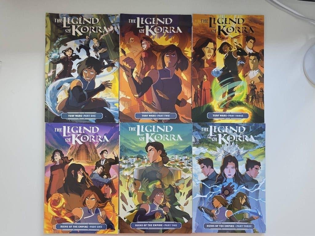 The Legend of Korra: Turf Wars & Ruins of the Empire, Complete serie of reeks, Ophalen of Verzenden, Zo goed als nieuw, Michael Dante DiMartino, Bryan Konietzko, Irene Koh