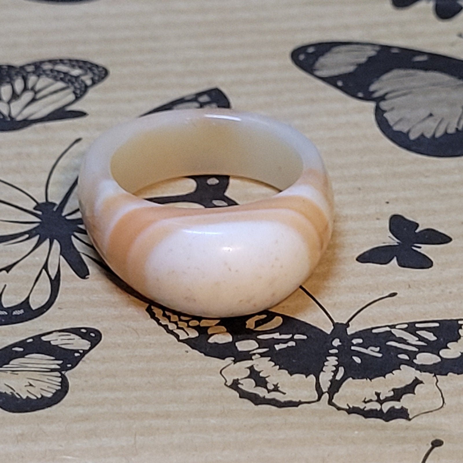 Massieve Agaat Ring, Overige materialen, Overige kleuren, 20 of groter, Nieuw