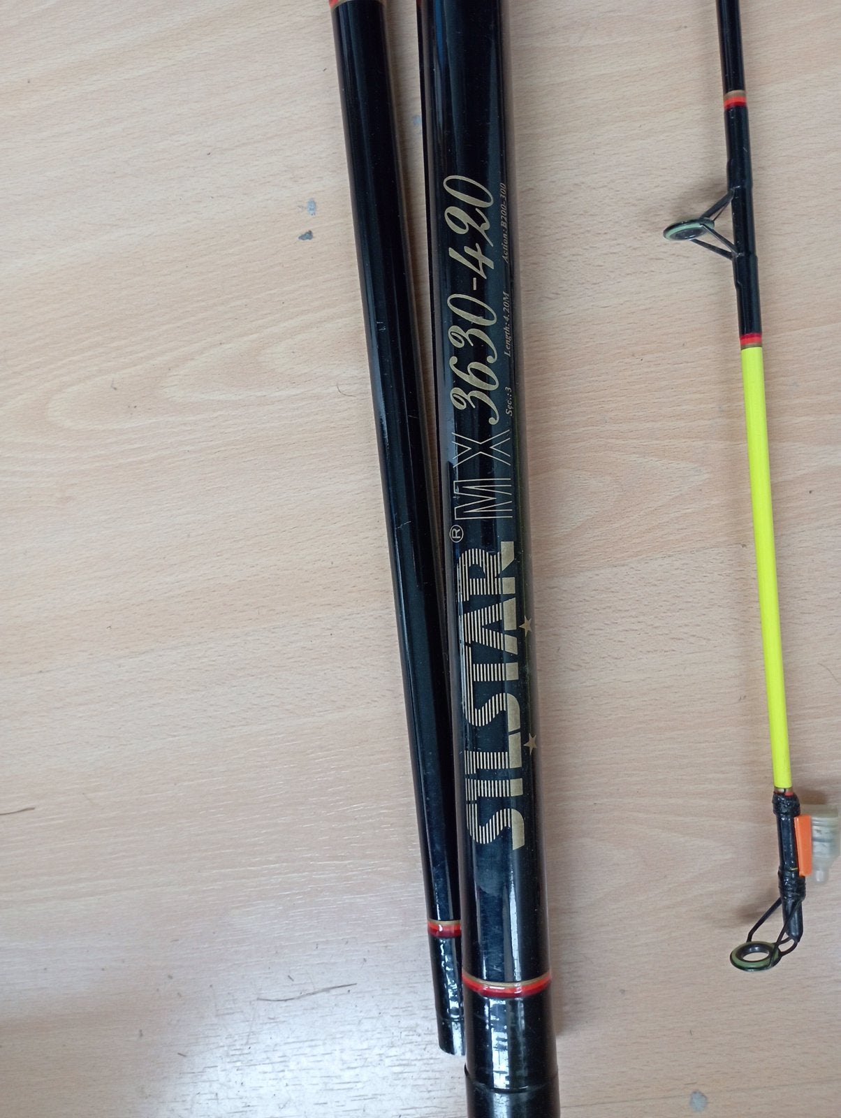 Silstar strandhengel 4.20m, Watersport en Boten, Ophalen, Gebruikt, Werphengel