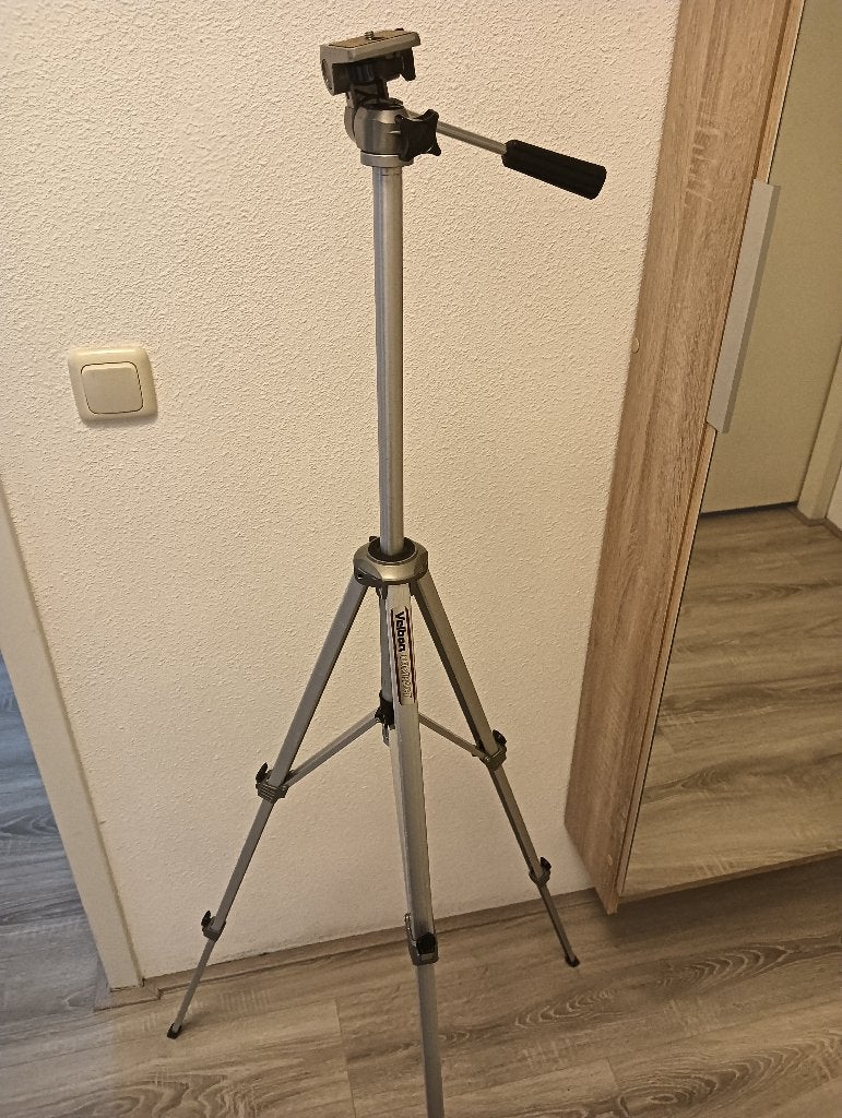 Statief Velbon compact, Audio, Tv en Foto, Ophalen, Gebruikt, Velbon, 3-assige stabilisatie