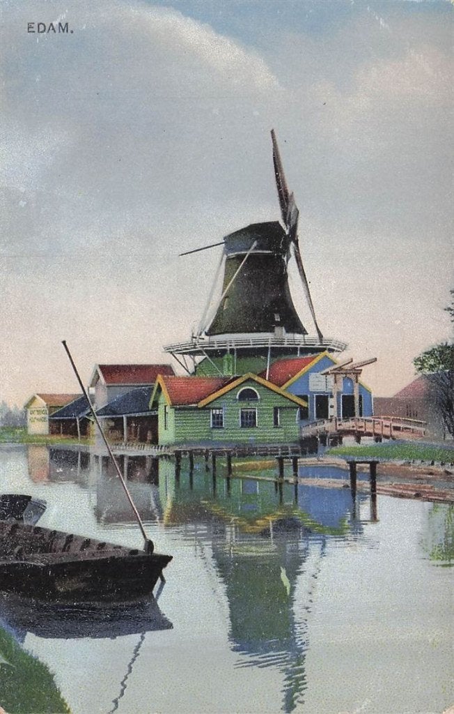 702-263-017 Edam, Verzamelen, Ansichtkaarten | Nederland, Noord-Holland, Voor 1920, Verzenden