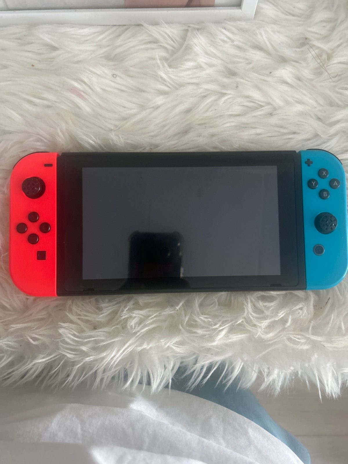 Nintendo Switch Console - Rood/Blauw Joy-Cons, Spelcomputers en Games, Spelcomputers | Nintendo Switch, Ophalen of Verzenden, Gebruikt