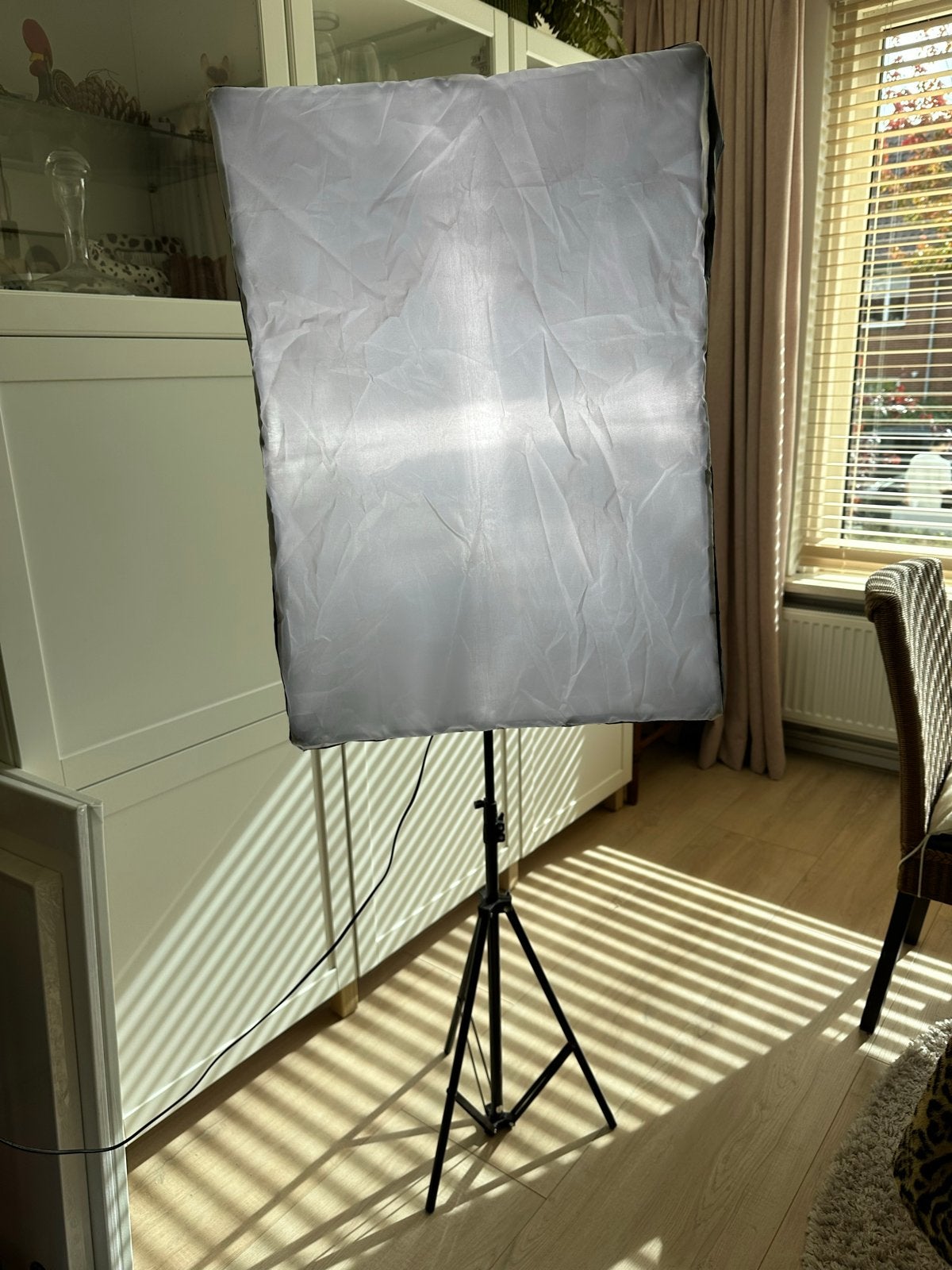 Studiolamp met softbox en statief, Ophalen, Zo goed als nieuw, Inclusief softbox, Overige merken
