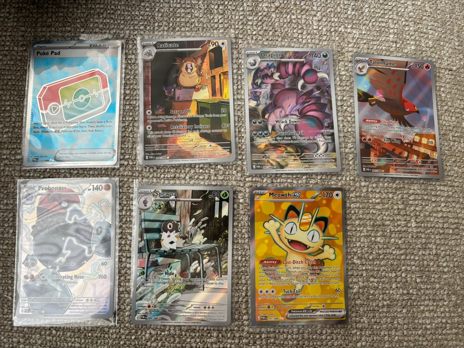 Pokemon tcg Perfect Order hitjes, Ophalen of Verzenden, Zo goed als nieuw, Meerdere kaarten