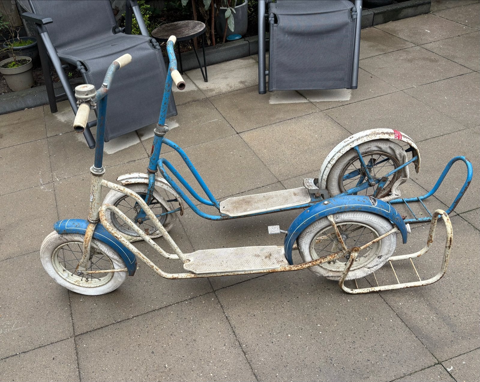 Twee oude steps - Opknappers uit 60 er jaren., Fietsen en Brommers, Ophalen, Gebruikt, Gewone step