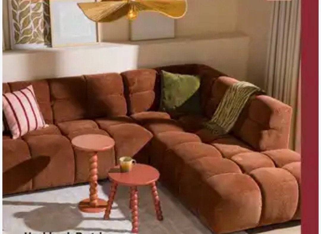 Comfortabele Hoekbank - Zacht en Ruim, Ophalen, 250 tot 300 cm, Gebruikt, 100 tot 125 cm