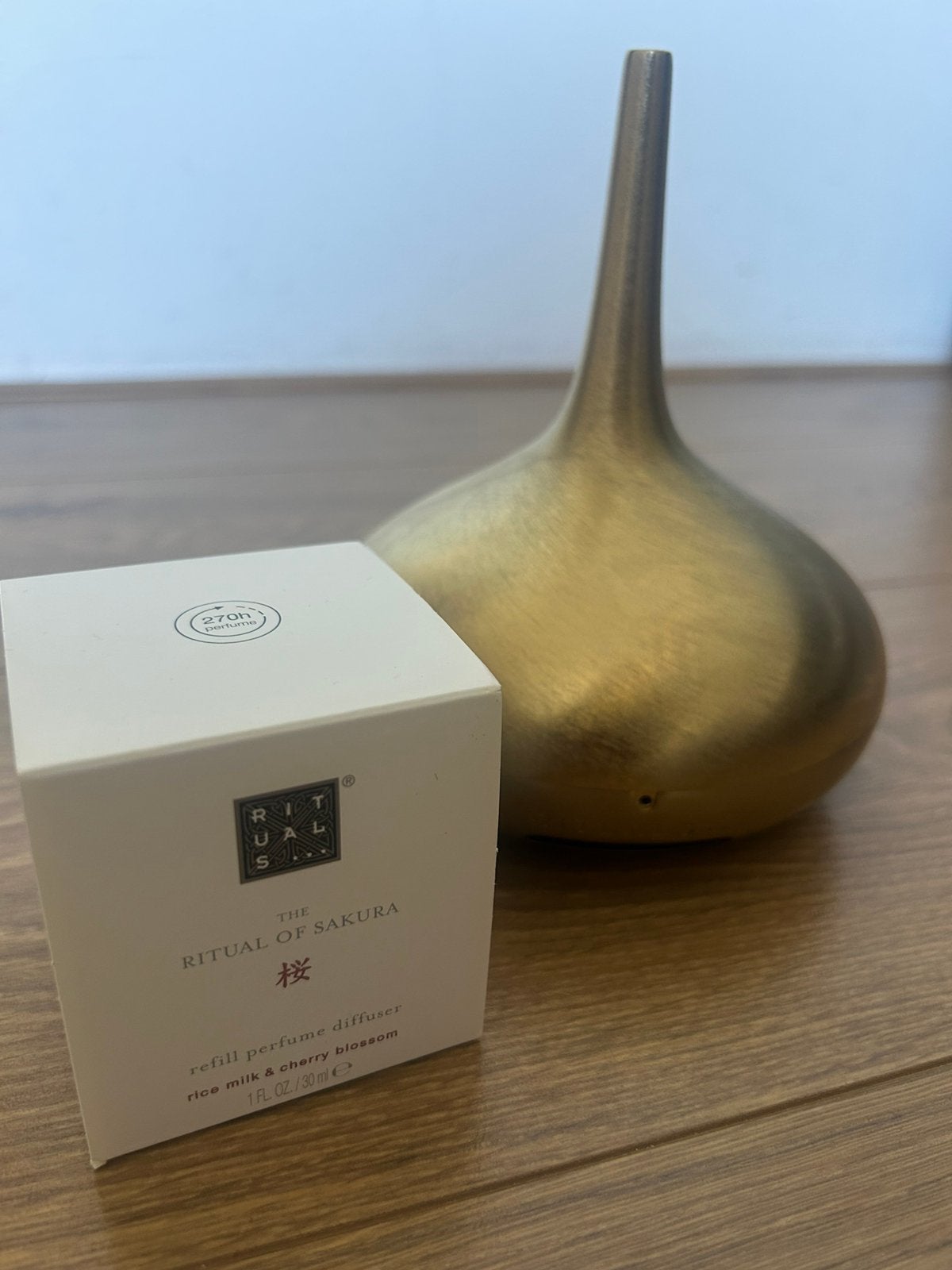 Rituals aromatherapy diffuser met navulling nieuw, Ophalen of Verzenden, Zo goed als nieuw, Goud