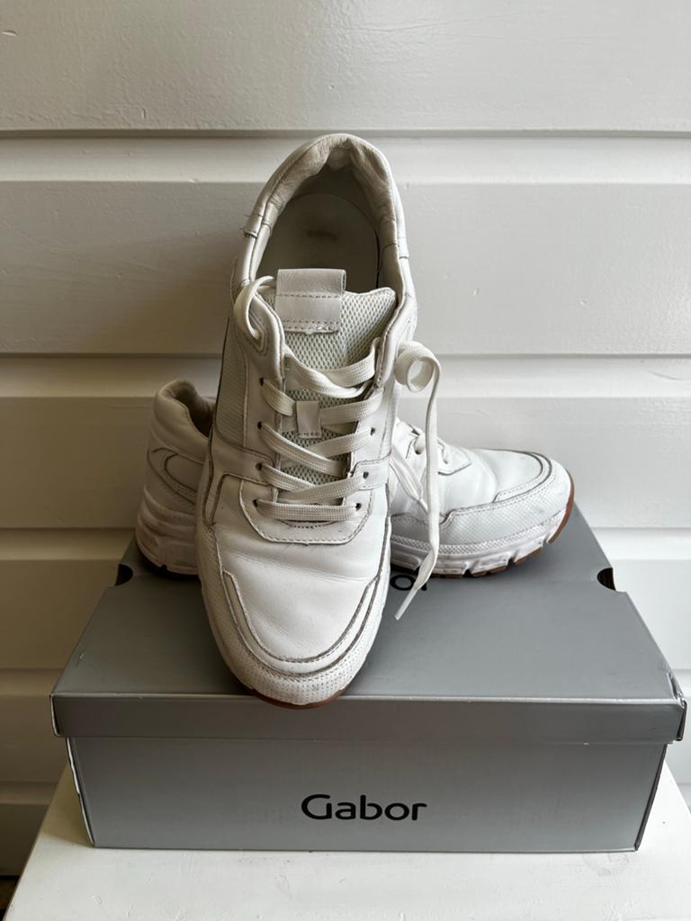 Gabor witte sneakers - Maat 40, Wit, Ophalen of Verzenden, Sneakers of Gympen, Zo goed als nieuw