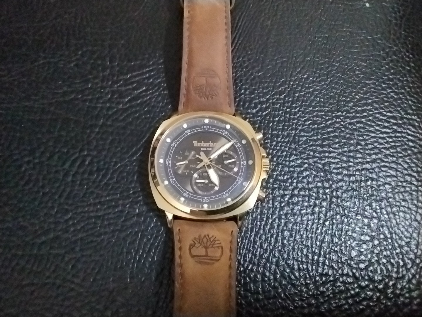Timberland Herenhorloge - Zo goed als nieuw, Ophalen of Verzenden, Zo goed als nieuw, Leer, Overige merken