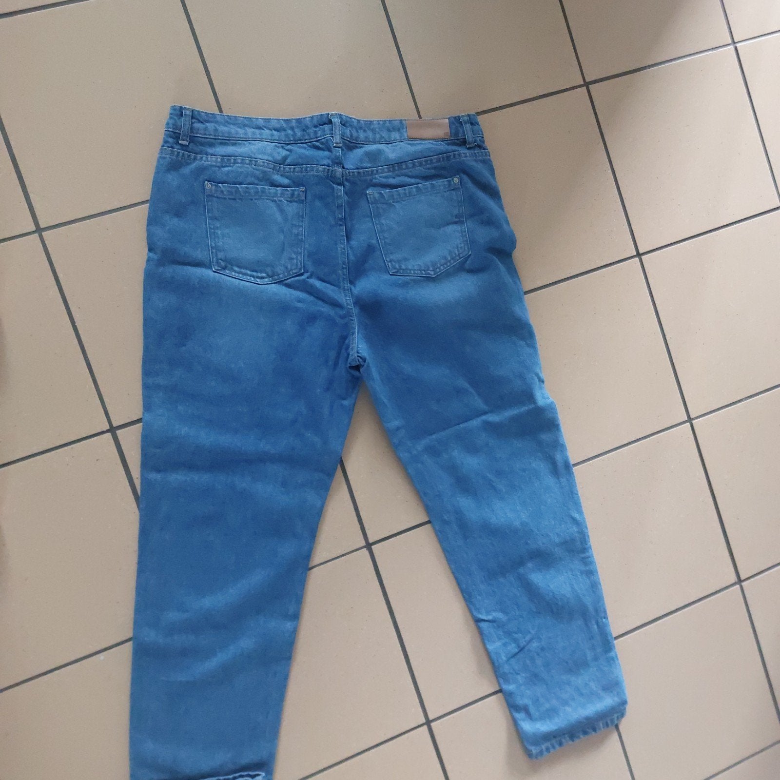 Blauwe jeans, maat 48, Kleding | Dames, Spijkerbroeken en Jeans, Blauw, Ophalen of Verzenden, Onbekend, W30 - W32 (confectie 38/40)