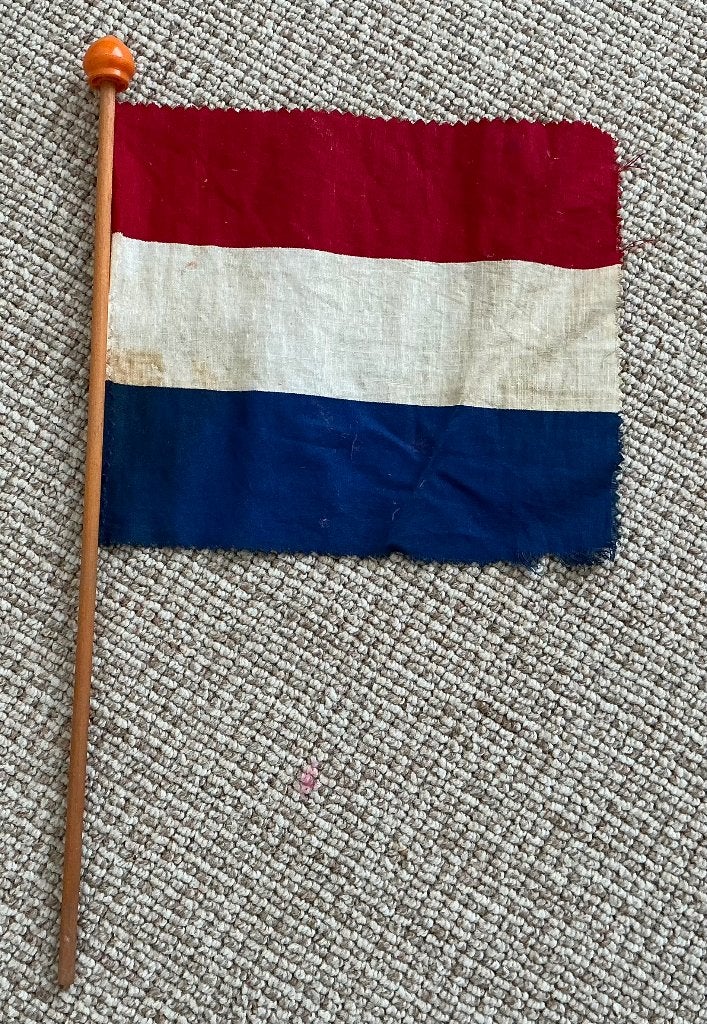 Stoffen Nederlands vlaggetje, jaren 70 xxx, Ophalen of Verzenden