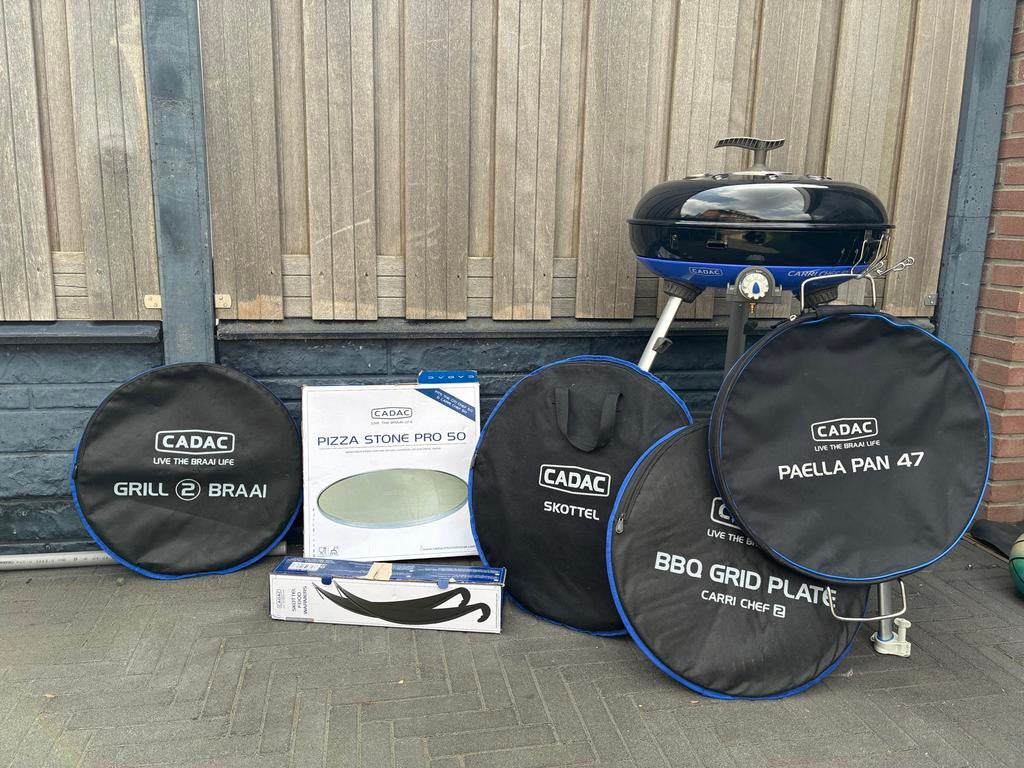 Cadac Carri Chef 50 BBQ met accessoires z.g.a.n., Ophalen, Zo goed als nieuw