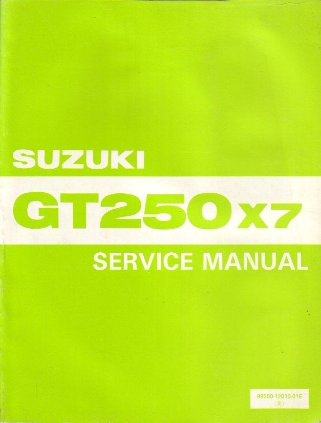 Suzuki GT250 X7 Service Manual (2180z), Verzenden, Suzuki