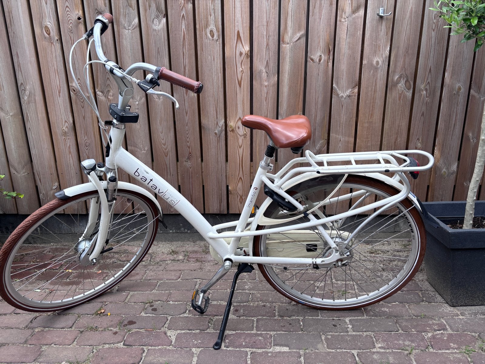 Batavus Mambo Damesfiets - Zo goed als nieuw, Fietsen en Brommers, Fietsen | Dames | Damesfietsen, Ophalen, Terugtraprem, (Extra) lage instap