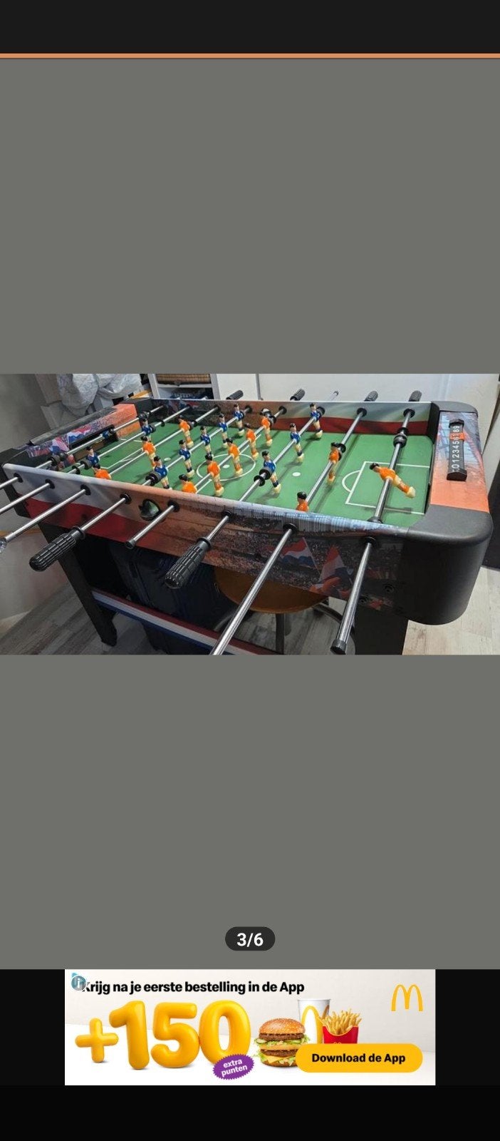 Leuke voetbal tafel, Ophalen, Gebruikt