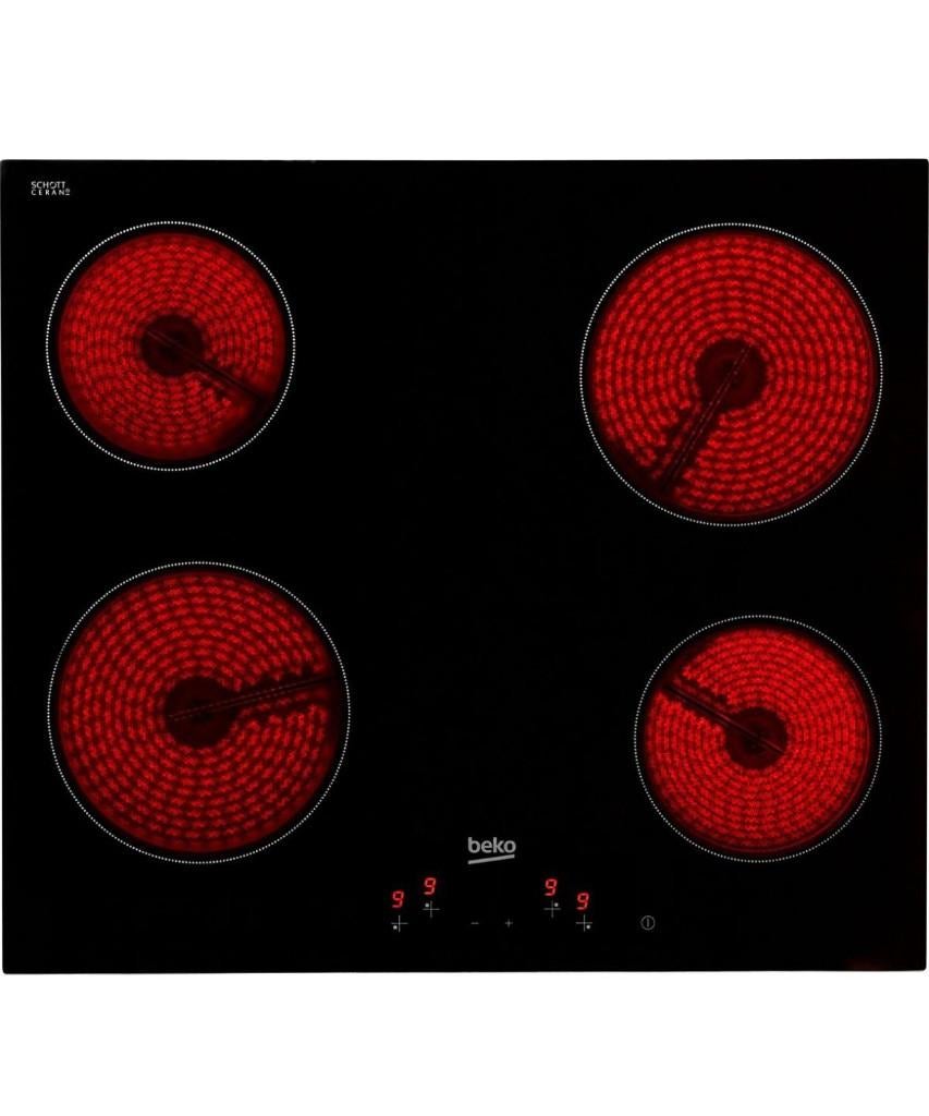 BEKO elektrische kookplaat HIC 64401, Witgoed en Apparatuur, Kookplaten, Nieuw, Vrijstaand, Elektrisch, 4 kookzones