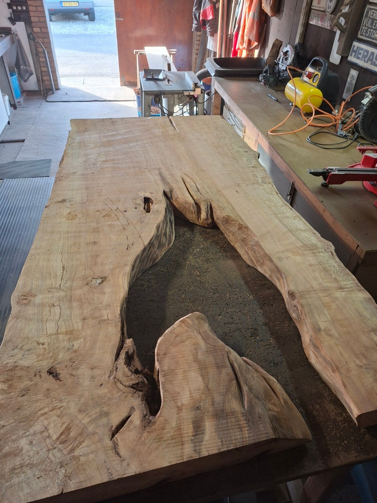 SCHAALDELEN BOOMSTAM BLADEN EPOXY PROJECT, Ophalen, Nieuw, Plank, Minder dan 200 cm