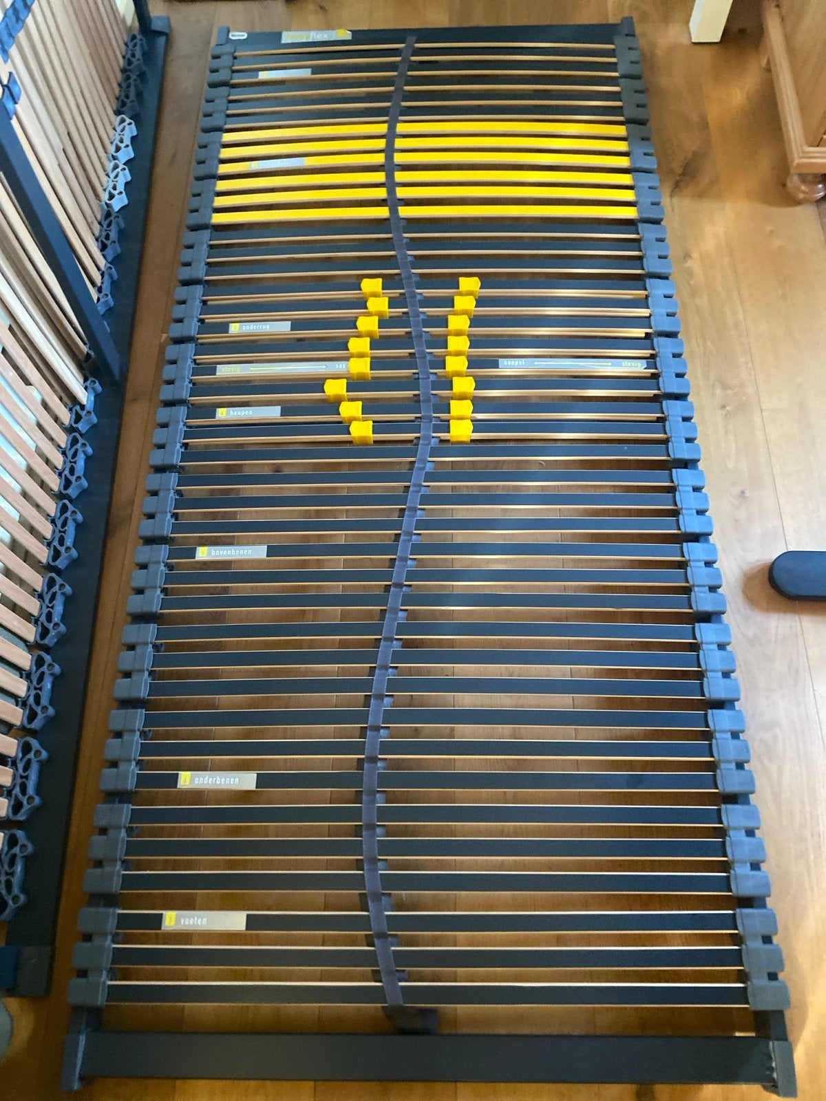 Bossflex 600 Lattenbodem 90x200 cm, Huis en Inrichting, Ophalen, 90 cm, Eenpersoons, Zo goed als nieuw