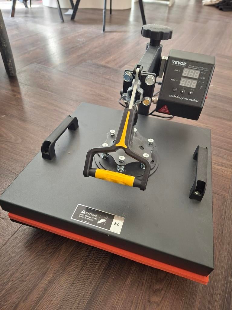 Vevor Hittepers 38x38 cm - Combo Heat Press Machine, Ophalen, Zo goed als nieuw, Gereedschap of Toebehoren