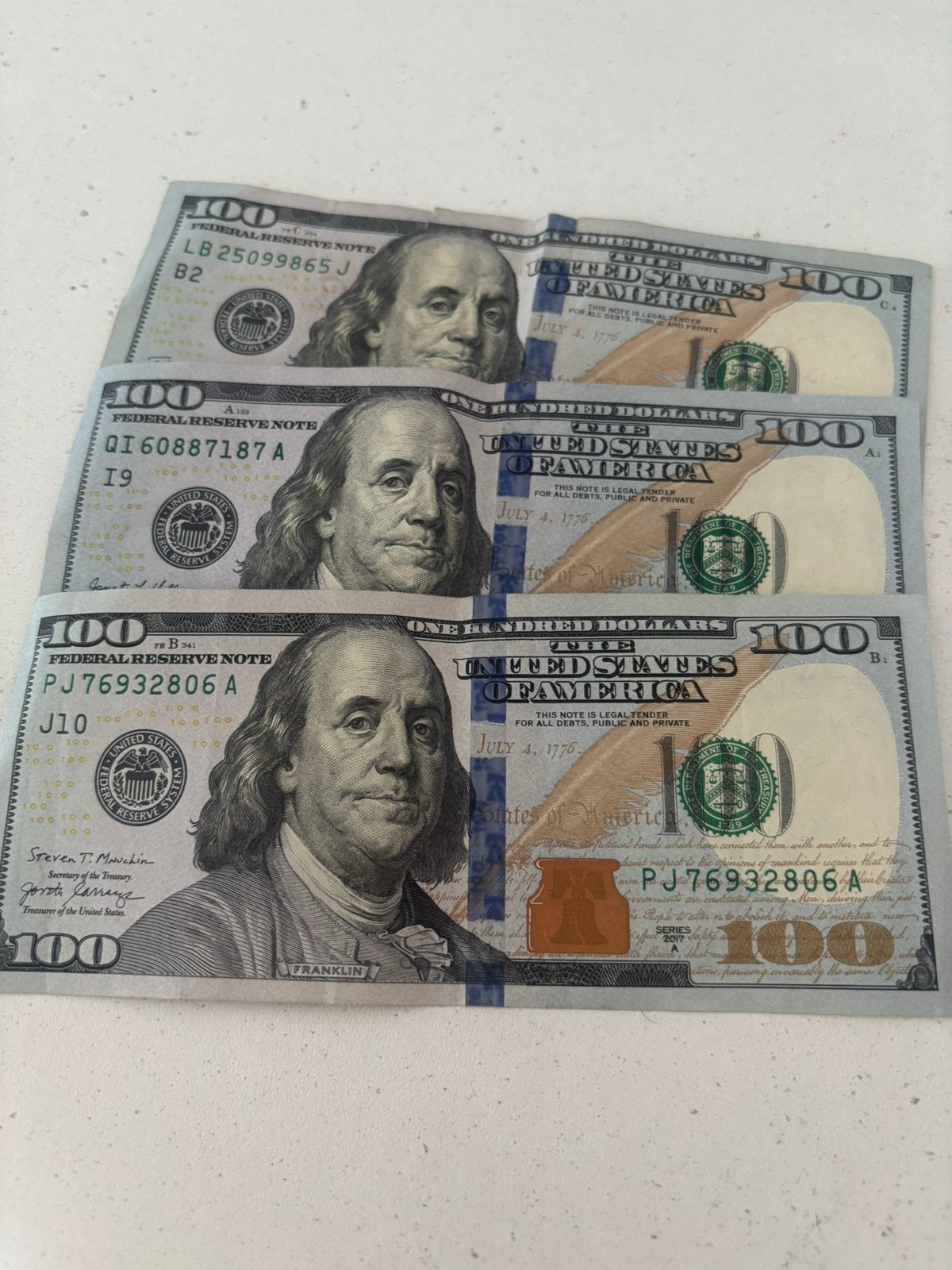 300 dollar, Verzenden, Noord-Amerika
