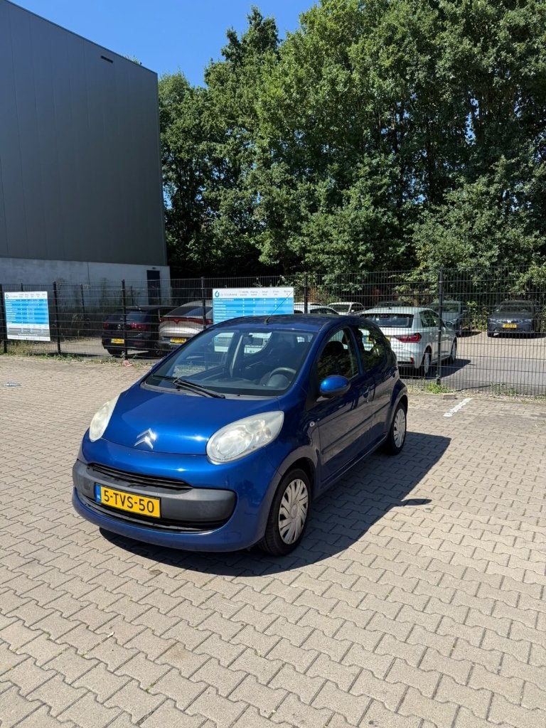 Citroën C1 1.0 5-DRS 2007 Blauw, Auto's, Voorwielaandrijving, Stof, Zwart, C1
