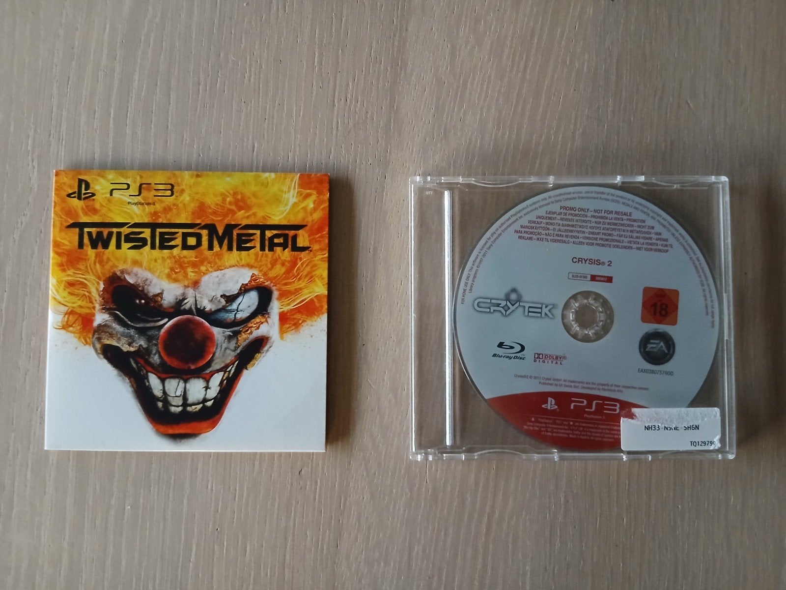 Twisted Metal & Crysis 2 (PS3) - Press/Review Code, Spelcomputers en Games, Online, Gebruikt, Vanaf 18 jaar, 1 speler