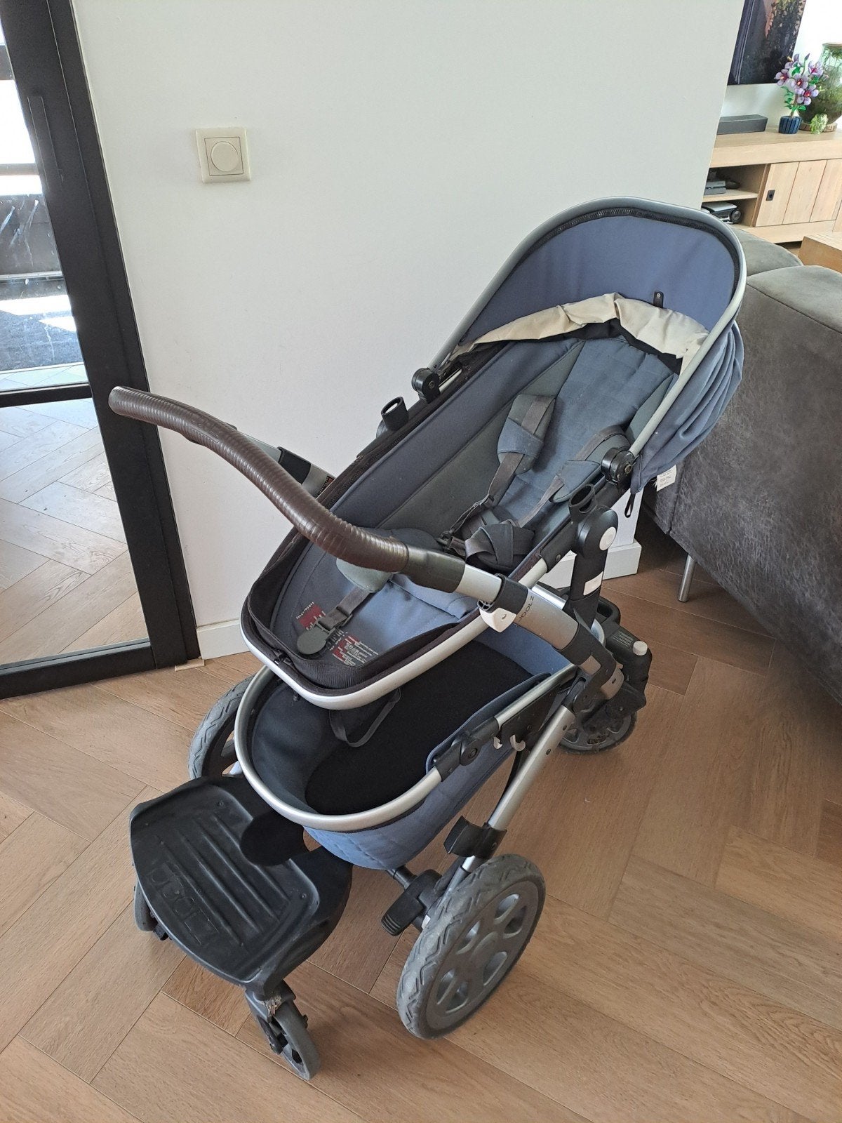 Joolz Geo duowagen kinderwagen met veel extra's!, Kinderen en Baby's, Kinderwagens en Combinaties, Gebruikt, Combiwagen, Verstelbare duwstang