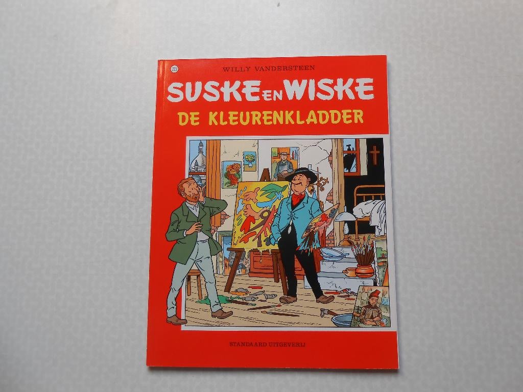 suske en wiske 223 De kleurenkladder 1990 1 ste druk., Willy Vandersteen, Eén stripboek, Nieuw, Ophalen of Verzenden