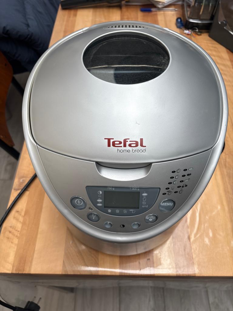 Tefal Home Bread Broodbakmachine OW3001 - Zilver, Witgoed en Apparatuur, Broodbakmachines, 800 tot 1200 gram deeg, Zo goed als nieuw