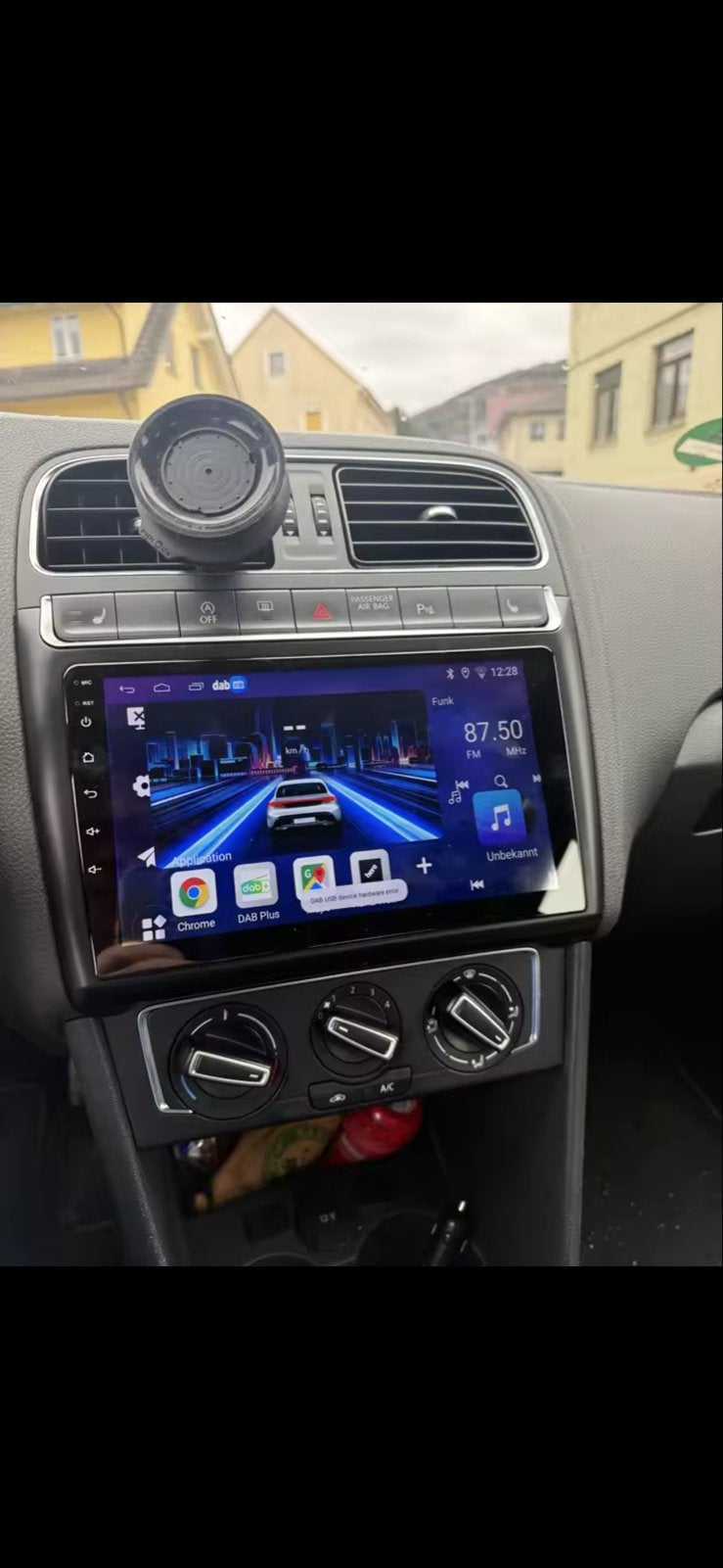 Android Autoradio Navigatie Bluetooth vw skoda citroen seat, Ophalen of Verzenden, Nieuw