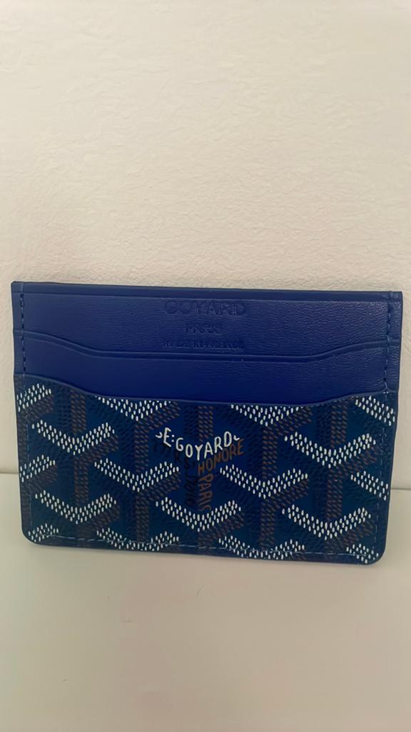 Goyard cardholder, Verzenden, Nieuw, Blauw