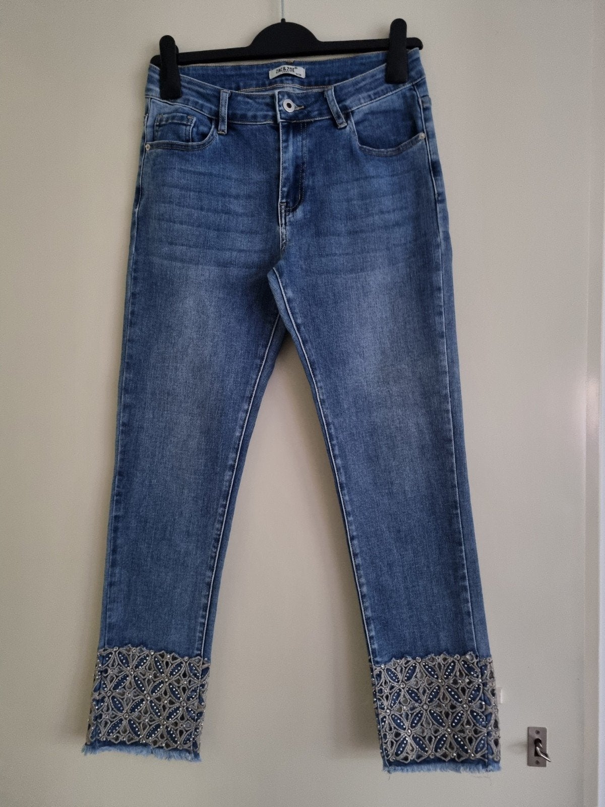Spijkerbroek / jeans voor dames -- maat M / 38 -- Zac & Zoe, Zac & Zoe, Blauw, Ophalen of Verzenden, Zo goed als nieuw