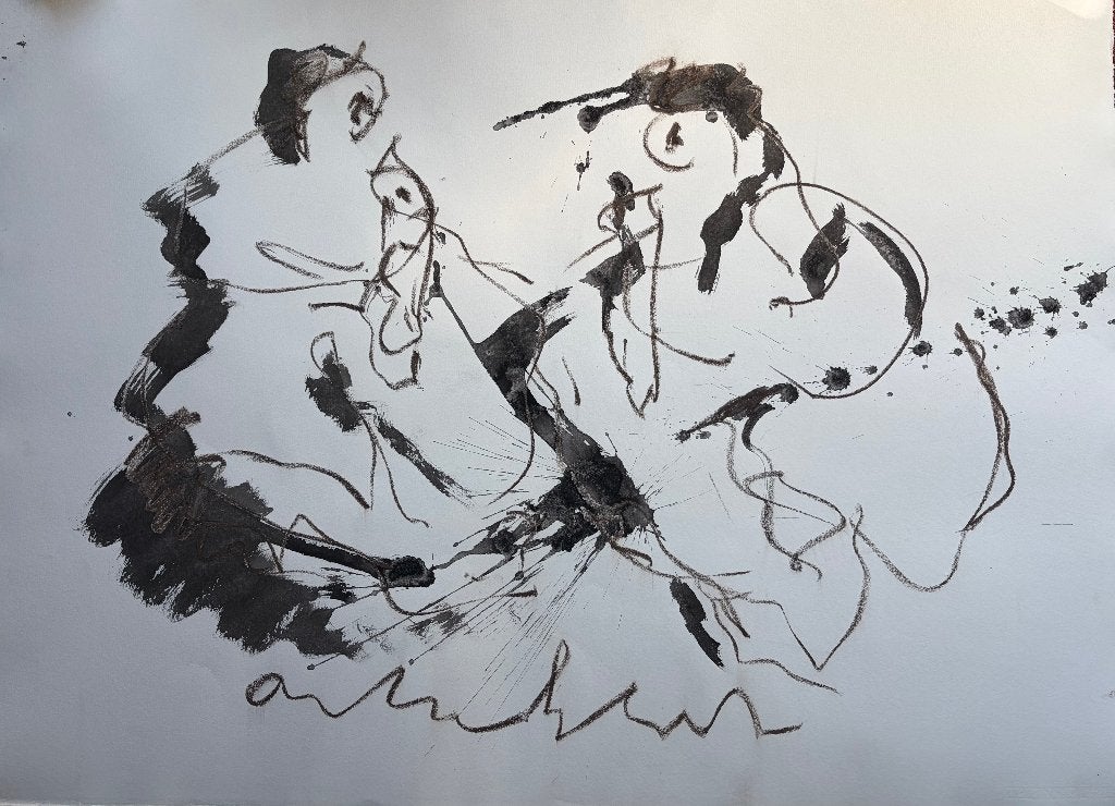 Anton Heyboer, Antiek en Kunst, Ophalen of Verzenden, Papier/karton