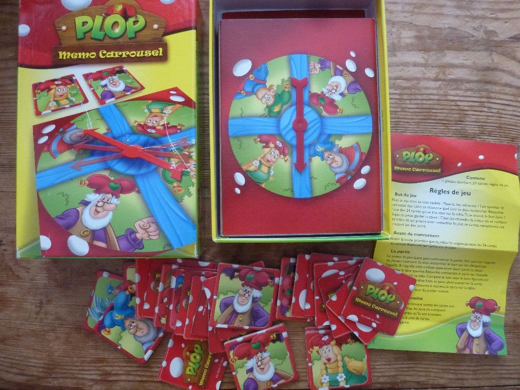 Kabouter Plop memory spel, Kinderen en Baby's, Ophalen of Verzenden, Zo goed als nieuw, Taal en Lezen