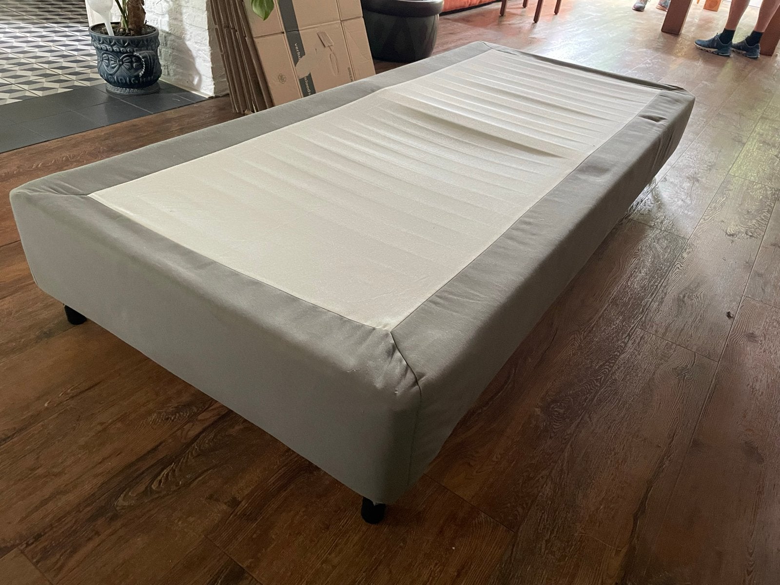 IKEA ESPEVÄR Eenpersoons Boxspring, Ophalen, Gebruikt, 90 cm, Eenpersoons
