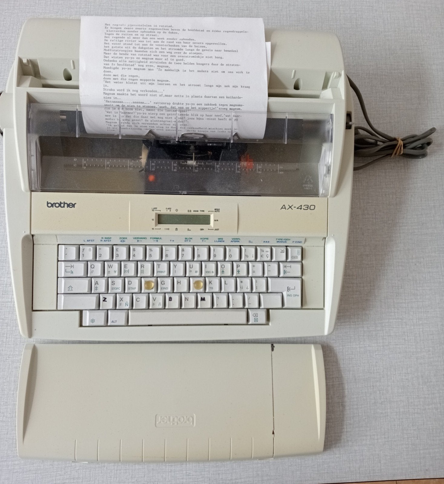 BROTHER AX-430, Diversen, Typemachines, Zo goed als nieuw, Ophalen of Verzenden