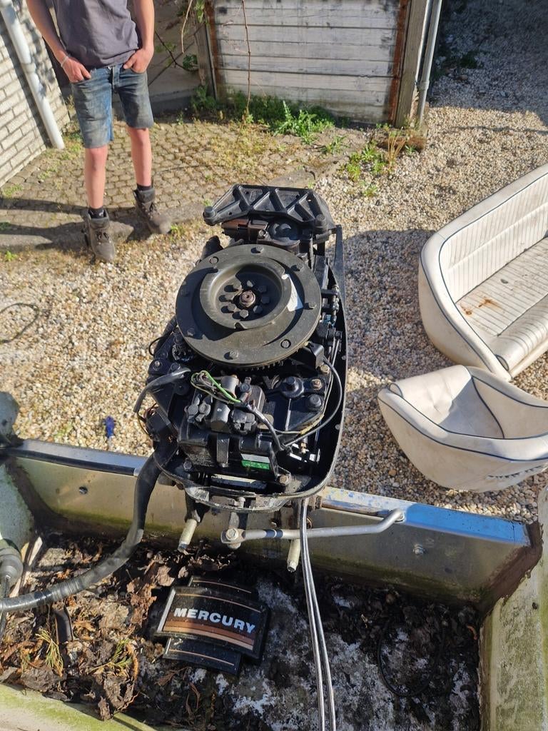 Mercury buitenboordmotor - Gebruikt, Watersport en Boten, Buiten- en Binnenboordmotoren, Ophalen of Verzenden, Gebruikt, Benzine