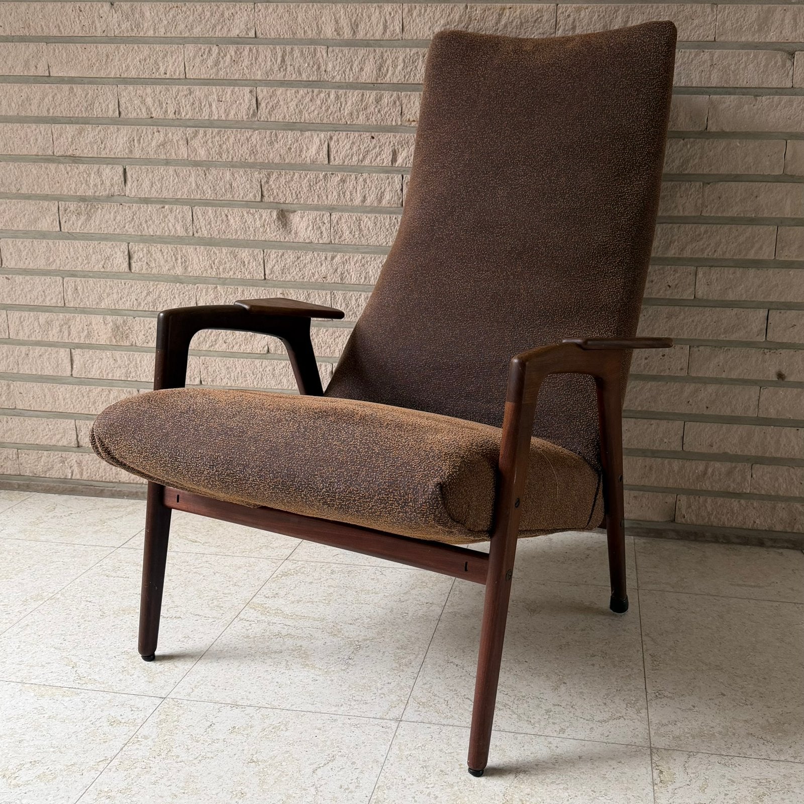 Pastoe FT08 'Ruster' fauteuils + hocker (door Yngve Ekström), Ophalen, Gebruikt, Hout, Modernistisch