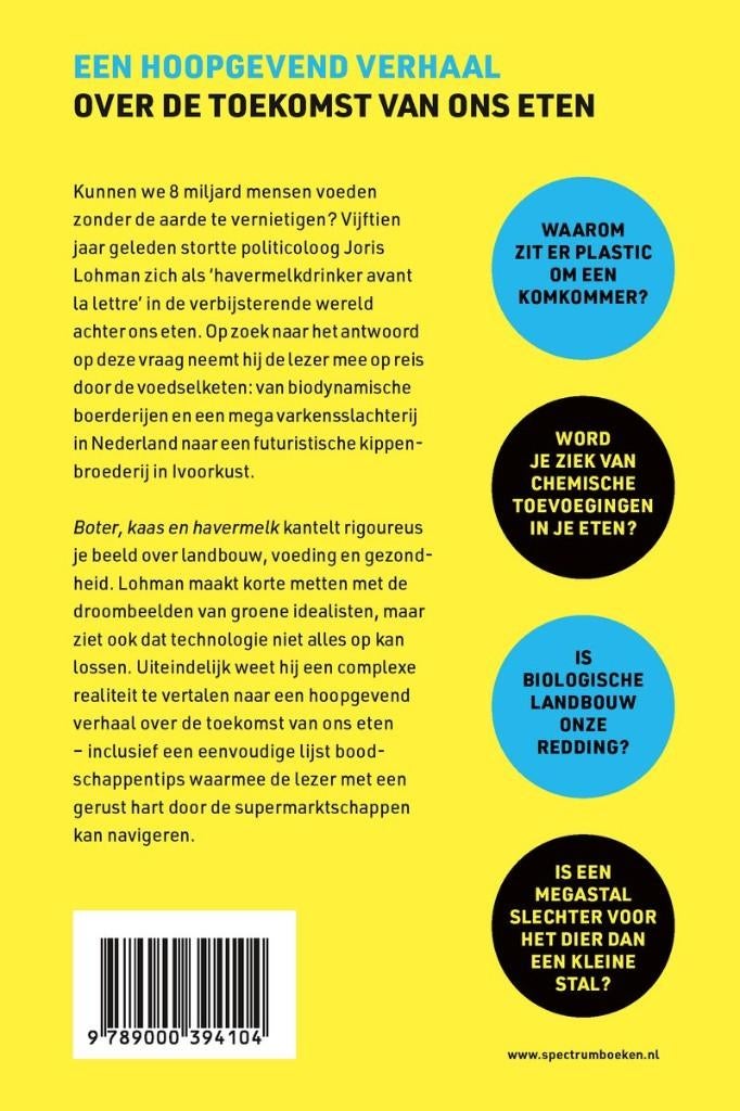 Boter, kaas en havermelk, Ophalen of Verzenden, Nieuw, Joris Lohman