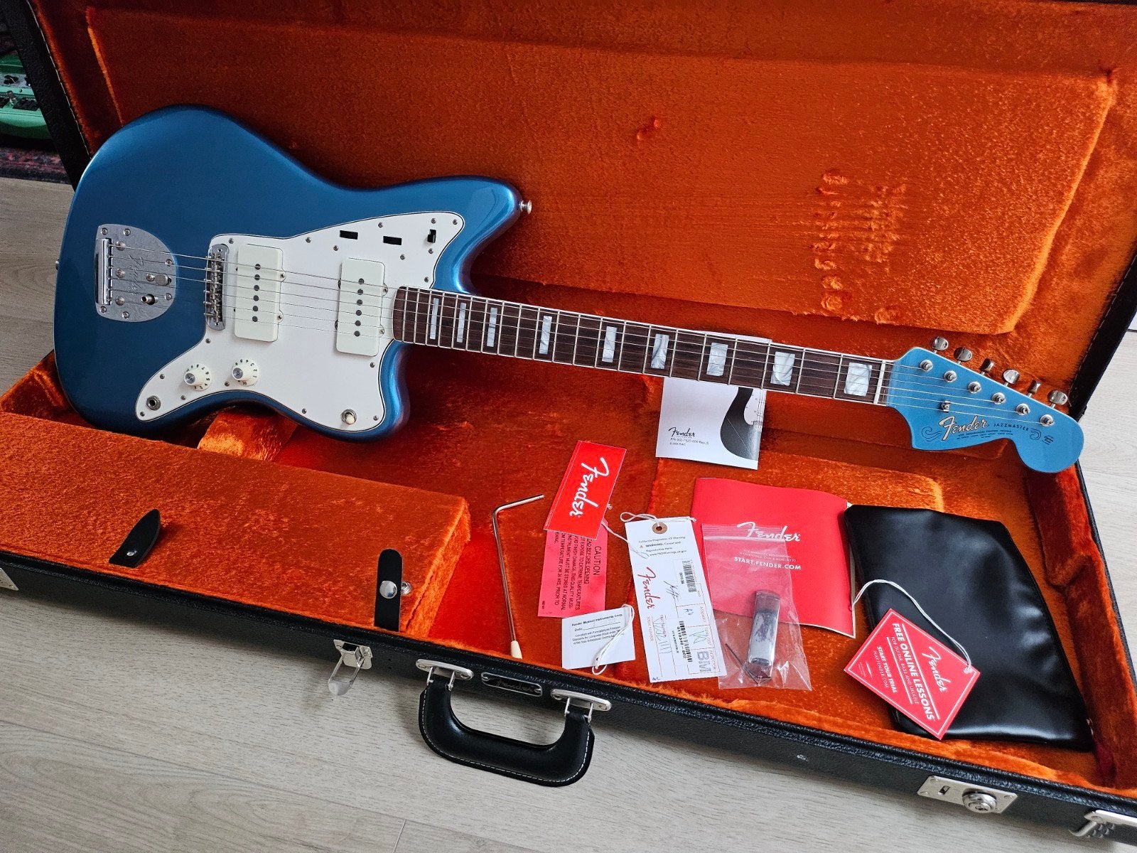 Fender American Vintage II 1966 Jazzmaster 2023 LBP, Muziek en Instrumenten, Ophalen, Zo goed als nieuw, Solid body, Fender