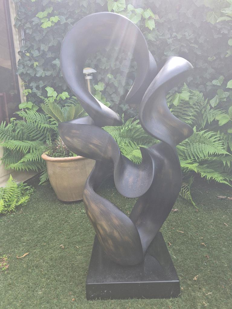 Abstract beeld tuin, Ophalen, Kunststof, 50 - 100 cm, Op sokkel