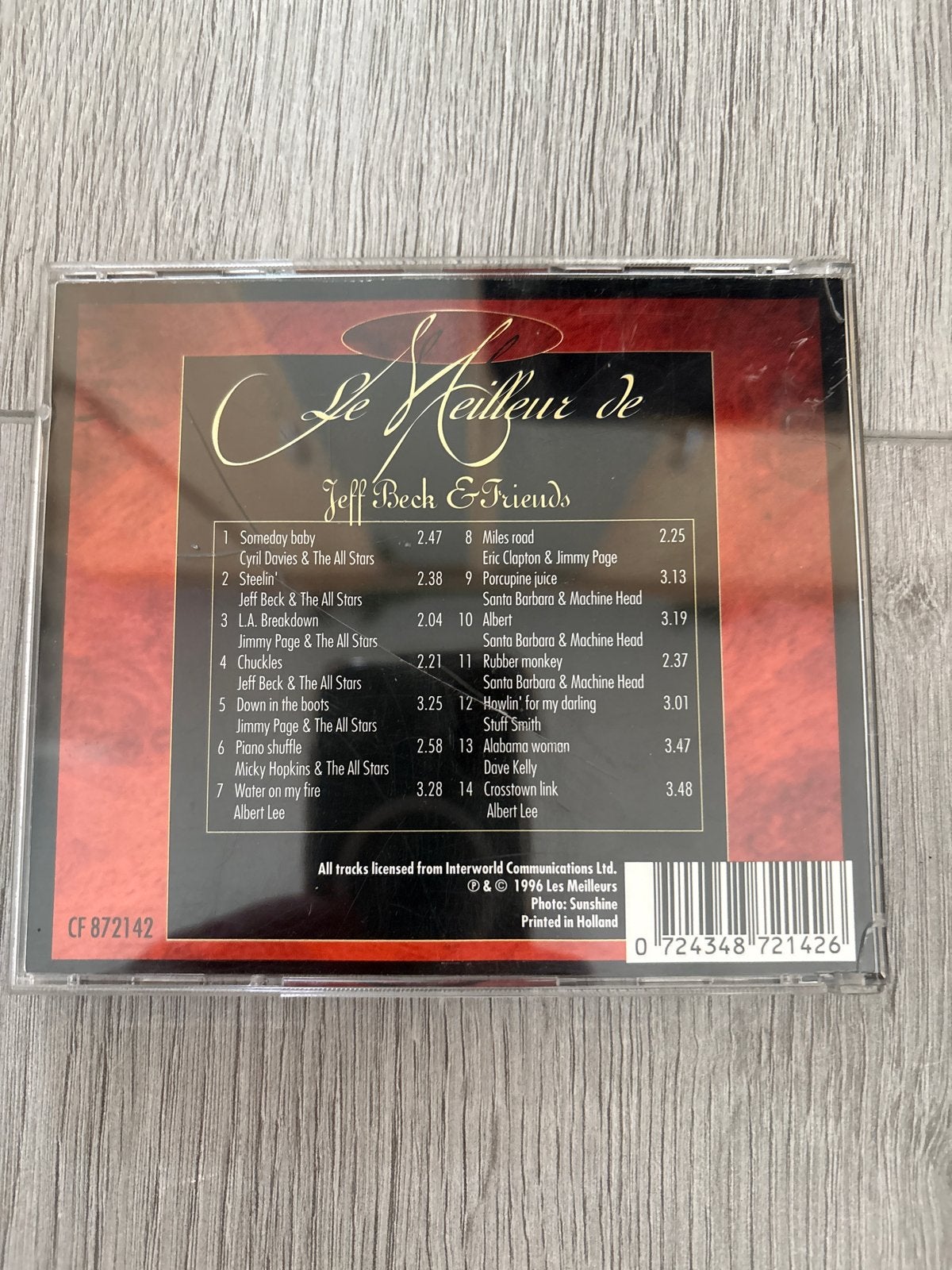 Jeff Beck & Friends - Le Meilleur de (CD), Verzenden, Gebruikt, Rock, Verzamelalbum